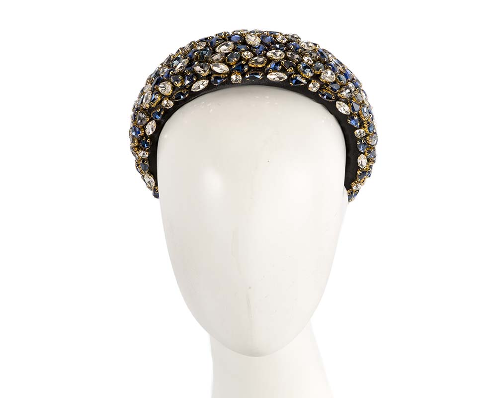 Crystal covered fascinator headband by Max Alexander - Hats From OZ