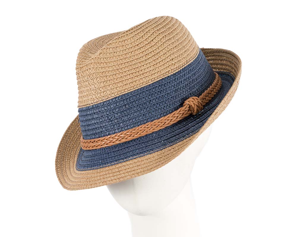 Multicolor Short Brim Fedora Hat Ma75N - Hats From OZ