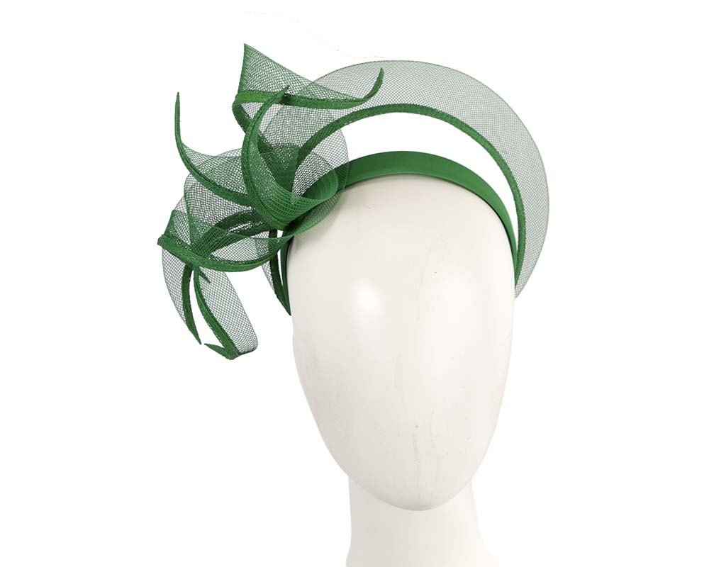 Exclusive green fascinator by Cupids Millinery - Hats From OZ