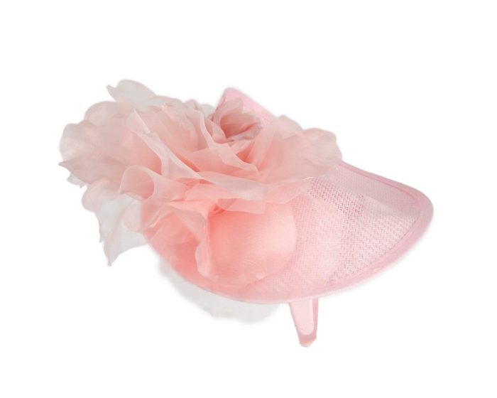 Exclusive pink fascinator with flower by Fillies Collection - Hats From OZ