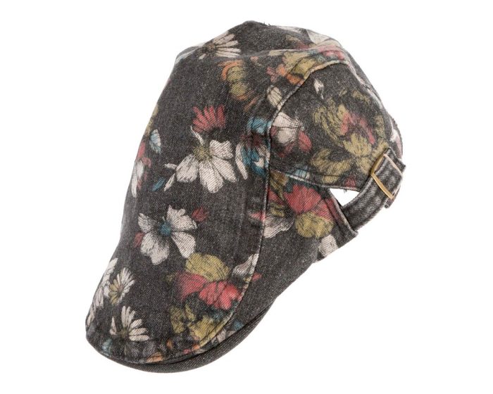 Classic denim flat cap with print by Max Alexander M148B - Hats From OZ